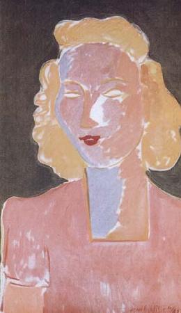 Henri Matisse Young Woman in Pink (mk35) oil painting image